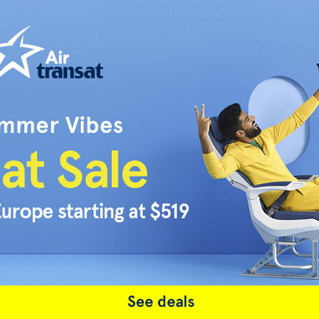 Air Transat Summer Vibes Seat Sale